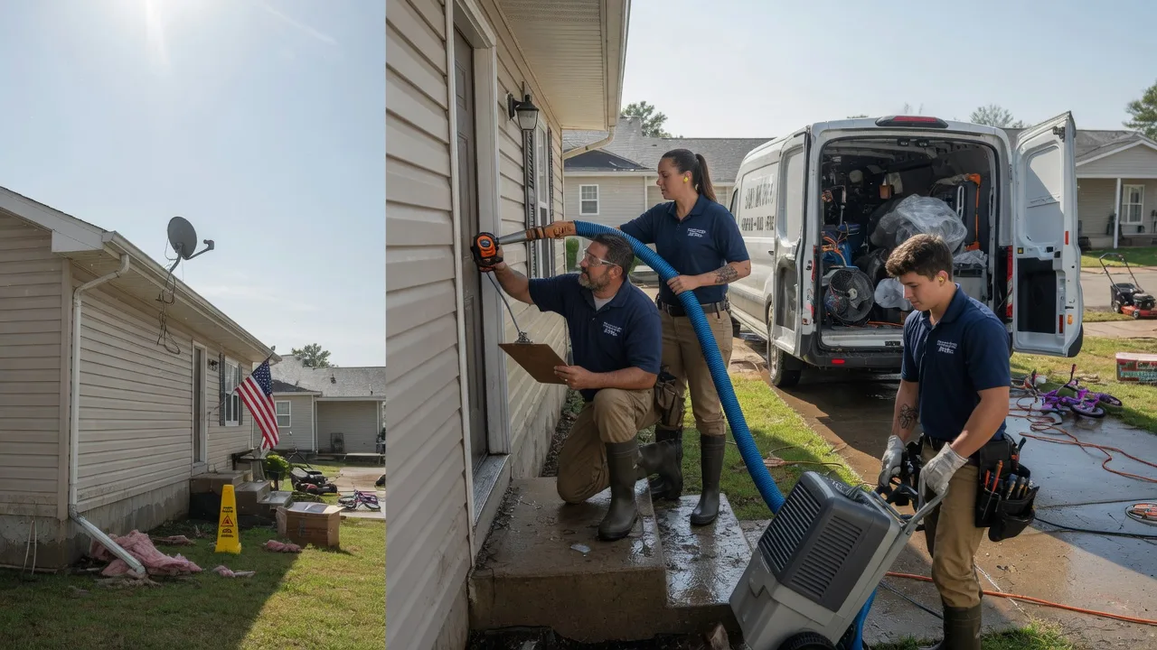 Ceiling Water Damage Restoration in Dubois, ID near me